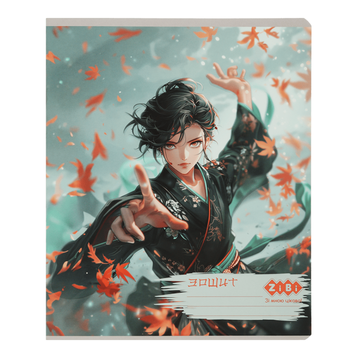 Зошит 48 аркушів, клітинка Anime