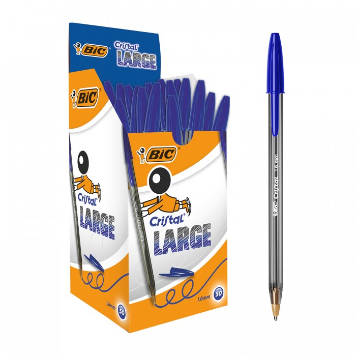 Ручка шариковая Cristal Large (синий)