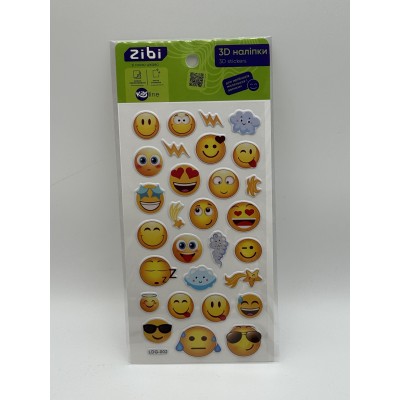 Наліпки 3D Смайли KIDS Line