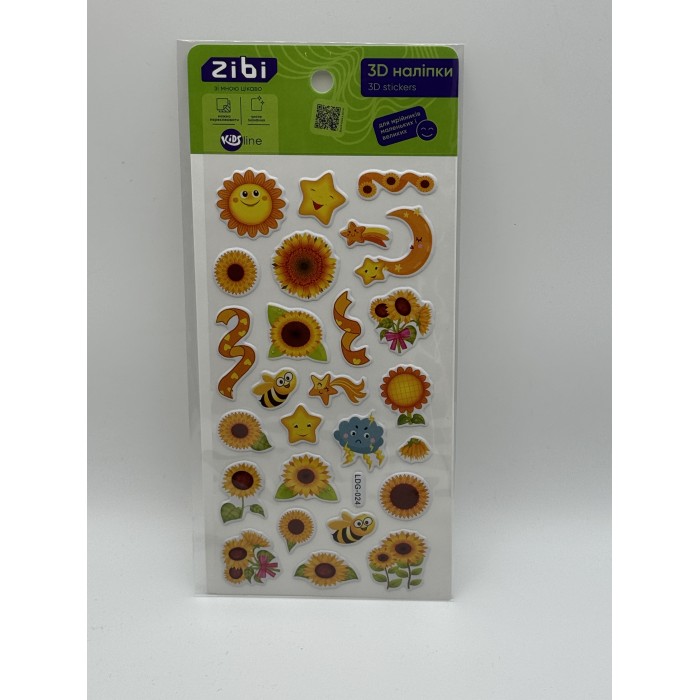 Наліпки 3D Сонячні бджілки KIDS Line