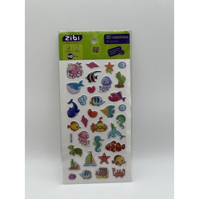 Наліпки 3D Морські рибки KIDS Line