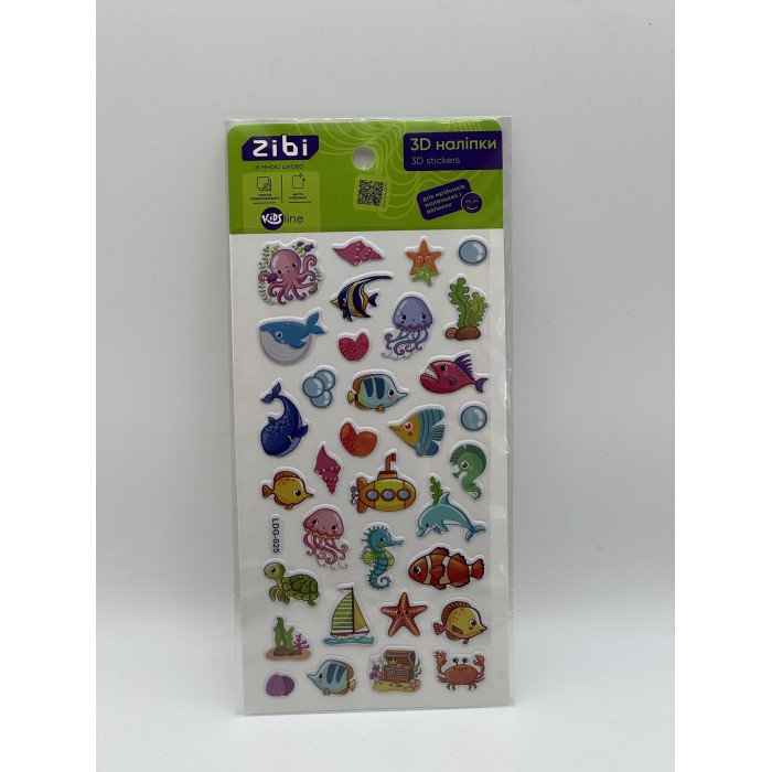 Наліпки 3D Морські рибки KIDS Line
