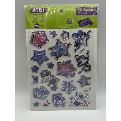 Наліпки 3D Яскраві зірки KIDS Line
