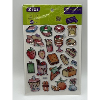 Наліпки 3D Смаколики KIDS Line