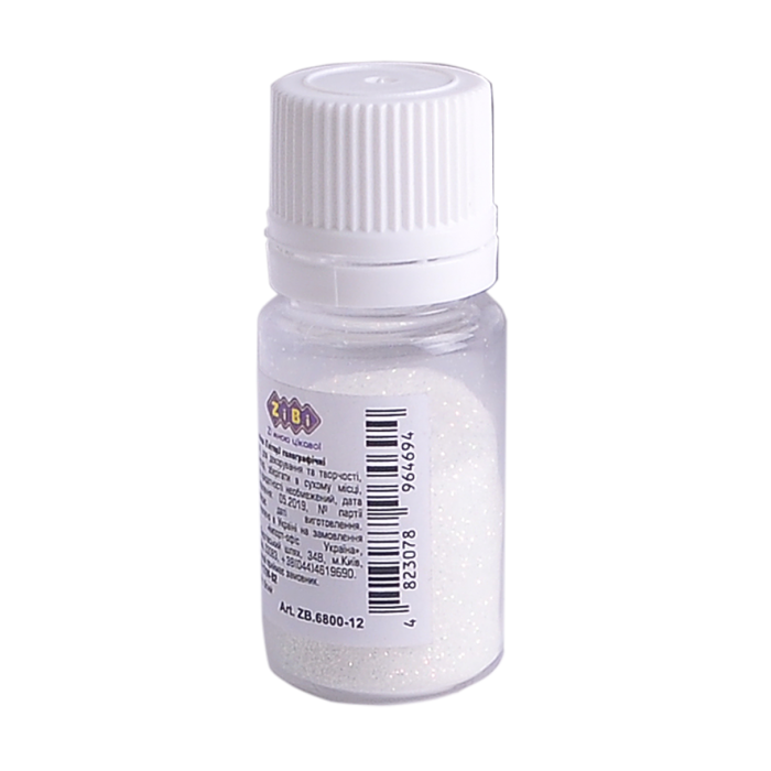 Блискітки (глітер) Kids Line Голографічний, білий 5г.