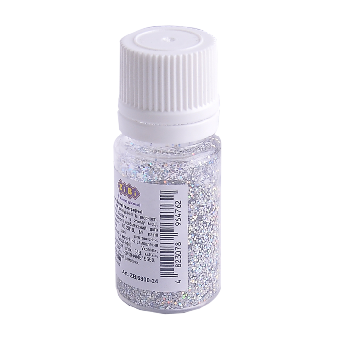 Блискітки (глітер) Kids Line Голографічний, срібло 5г.