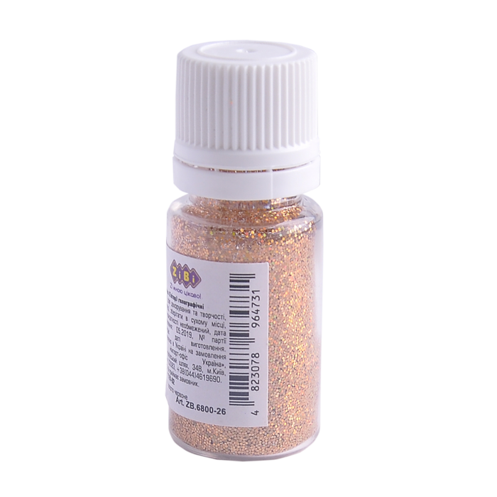 Блискітки (глітер) Kids Line Голографічний, червоне золото 5г.