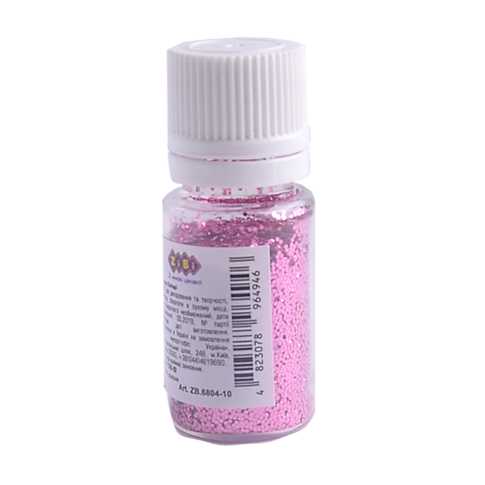 Блискітки (глітер) рожевий 7г