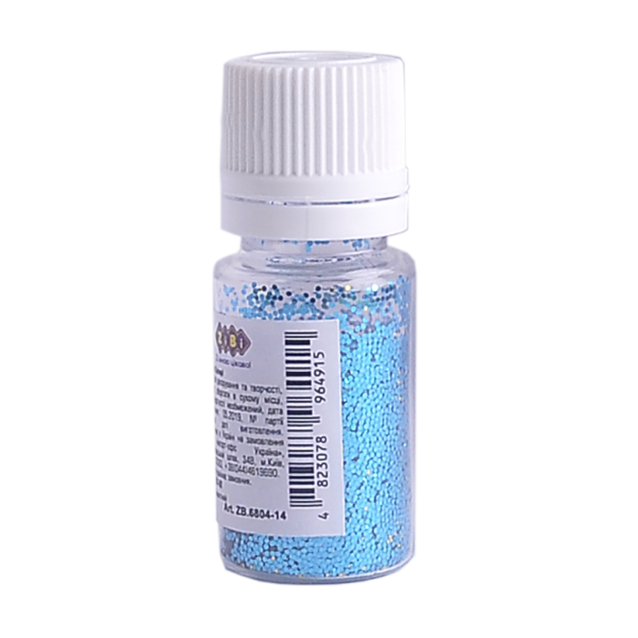 Блискітки (глітер) блакитний 7г