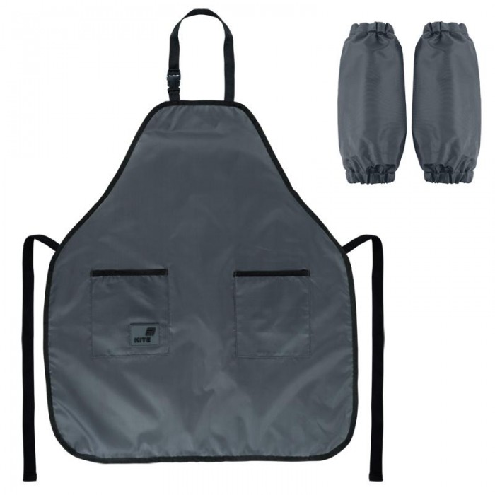 Фартух з нарукавниками 526 сірий