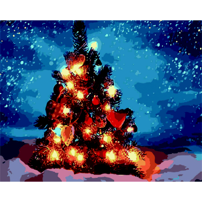 Картина за номерами Святкова ялинка 40х50см. Art Line