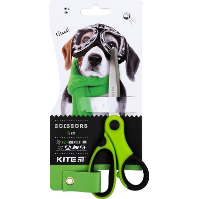 Ножницы детские с резиновыми вставками, 15см Dogs