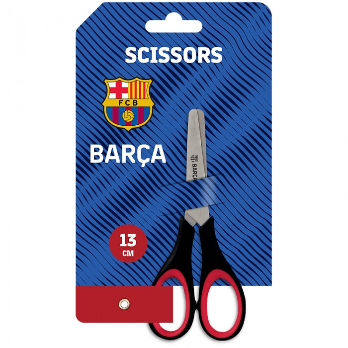 Ножиці дитячі з гумовими вставками FC Barcelona 15см