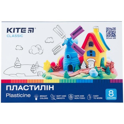 Пластилин Classic 160г (8 цветов)