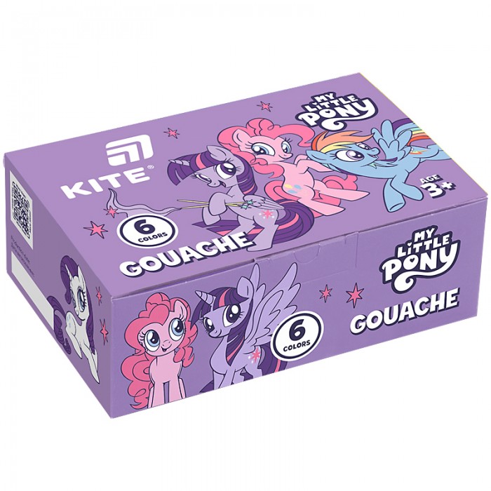 Гуаш My Little Pony (6 кольорів) lp25-062