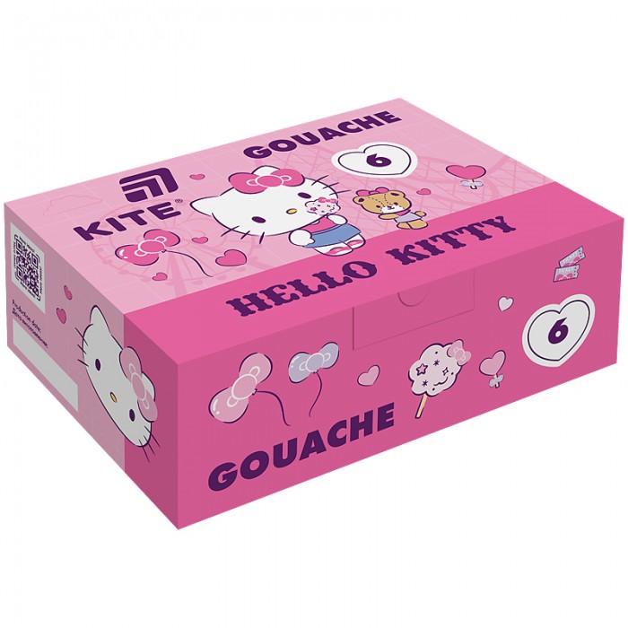 Гуаш Hello Kitty (6 кольорів) hk25-062
