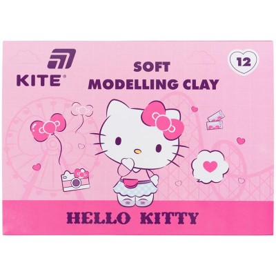 Пластилин восковый Hello Kitty 240г (12 цветов)