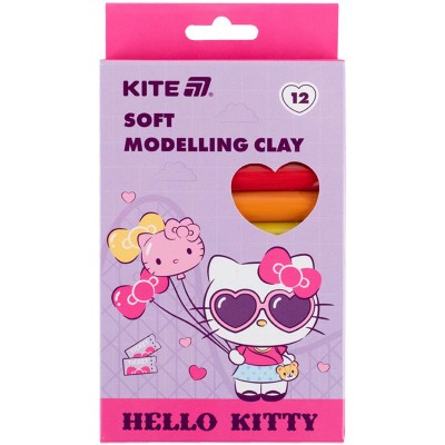 Пластилин восковый Hello Kitty 200г (12 цветов)