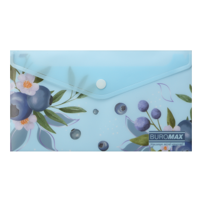 Папка-конверт на кнопке DL Arabeski (морская волна) BM.3952-17