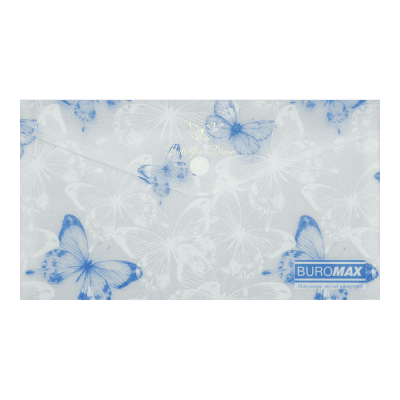 Папка-конверт на кнопке DL Arabeski (белый перламутровый) BM.3952-31