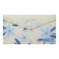 Папка-конверт на кнопці DL Arabeski (маренго) BM.3952-53