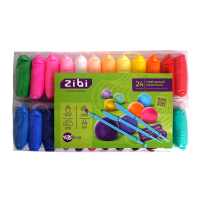 Пластилін повітряний для ліплення KIDS Line 24шт