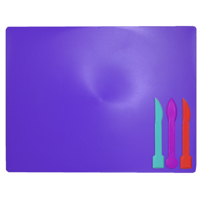 Дошка для пластиліну, фіолетова (3 стека в комплекті) ZB.6910-07