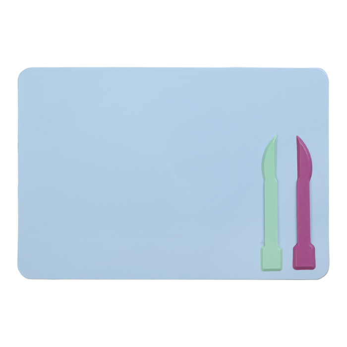 Дошка для пластиліну, блакитна (2 стека в комплекті) ZB.6913-14