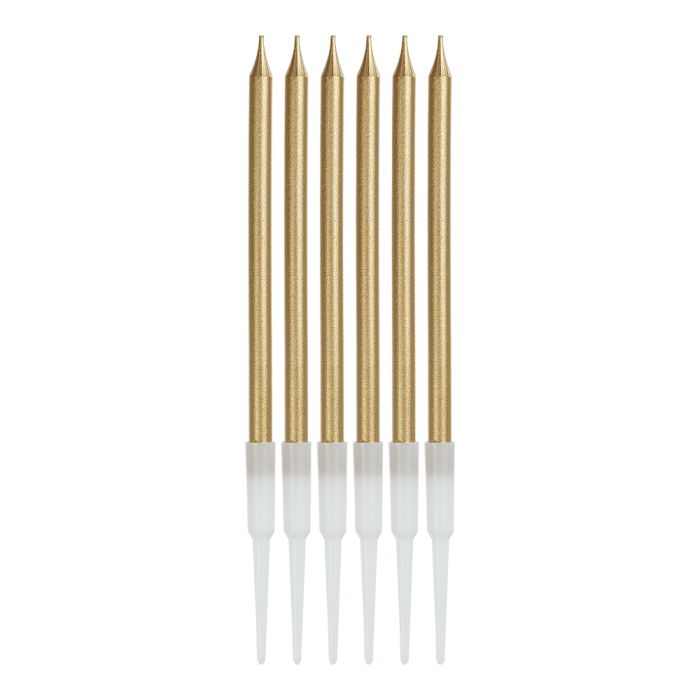 Свічки в наборі (золотий)