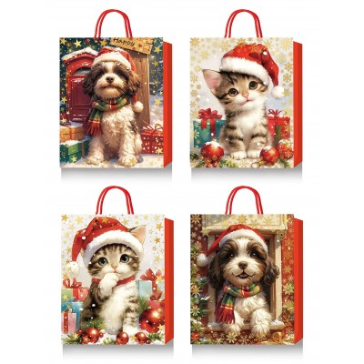 Пакет паперовий подарунковий 18х23см., S