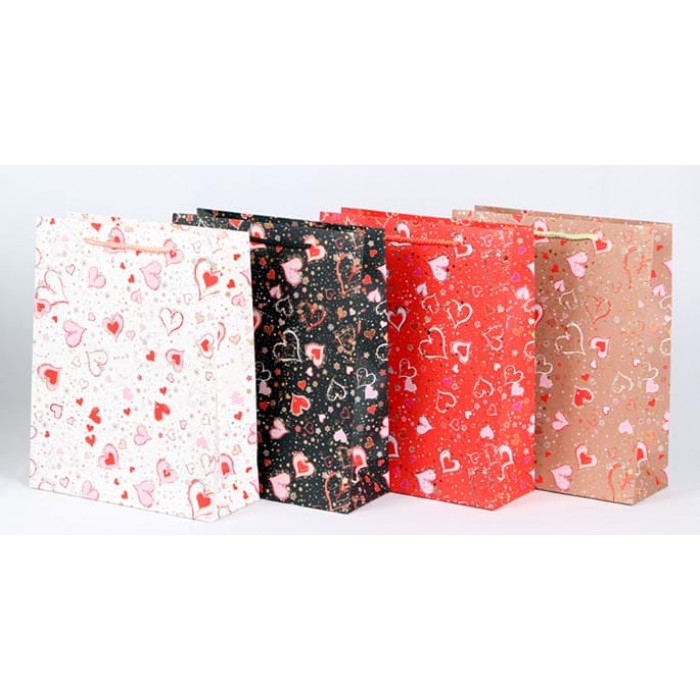 Пакет паперовий подарунковий 18х23см., S (асорті)