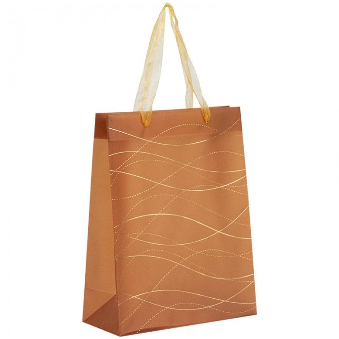 Пакет пластиковий подарунковий 25х19x8.5см Waves-1