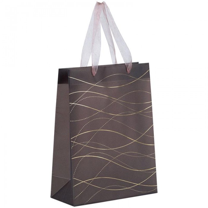 Пакет пластиковий подарунковий 25х19x8.5см Waves-4