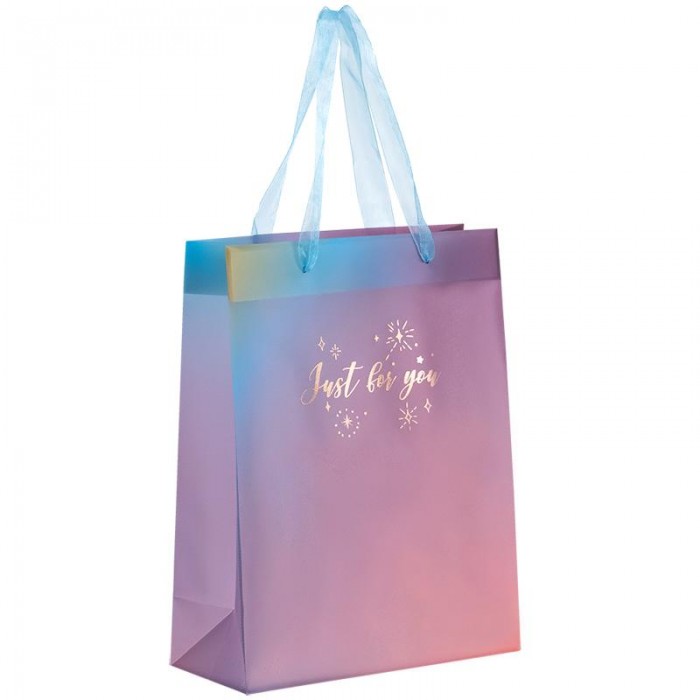 Пакет пластиковий подарунковий 25х19x8.5см, Just for you-2