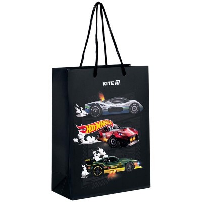 Пакет бумажный подарочный 18х24см., Hot Wheels