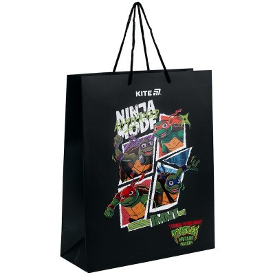 Пакет паперовий подарунковий 26х32см., Ninja Turtles
