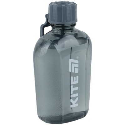 Пляшечка для води (сіра) 650мл	