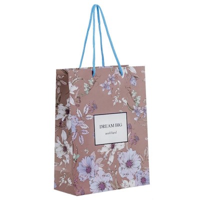 Пакет паперовий подарунковий 18х24см., Blue Elegance