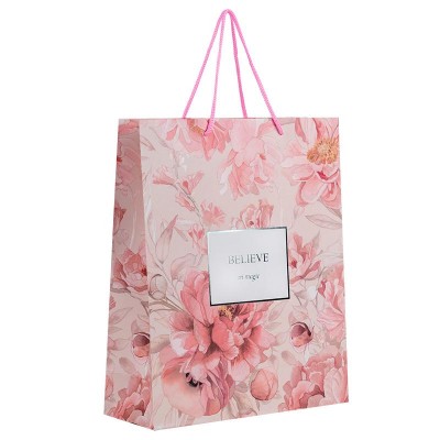 Пакет паперовий подарунковий 26х32см., Peony Dreams