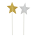 Топери в наборі Зірка 3,5х3,5см (12шт)