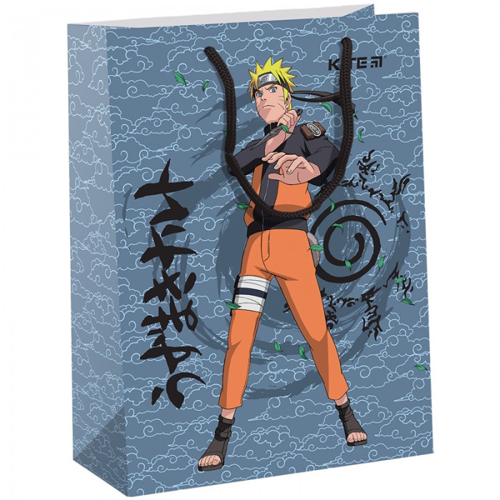 Пакет бумажный подарочный 18х24см., Naruto 
