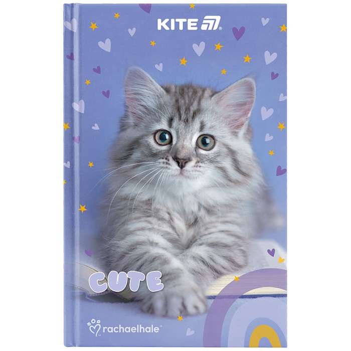 Книга записна в твердій обкладинці Rachael Hale, клітинка, А6, 80арк.