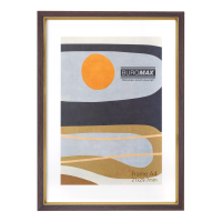 Фоторамка пластикова 21х29,7 (А4) коричневий з золотом