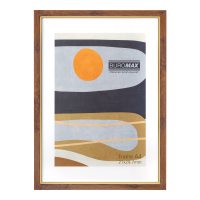 Фоторамка пластикова 21х29,7 (А4) світло-коричневий з золотом