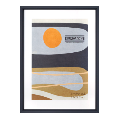 Фоторамка пластикова 21х29,7 (А4) чорний